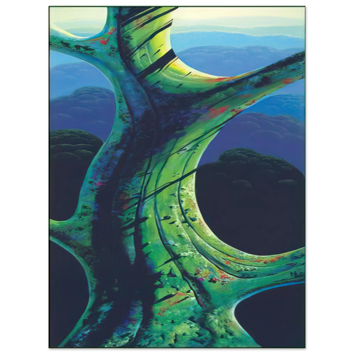 Eyvind Earle - Sky Reach  75x100 cm / 30x40inches Fine Art Poster