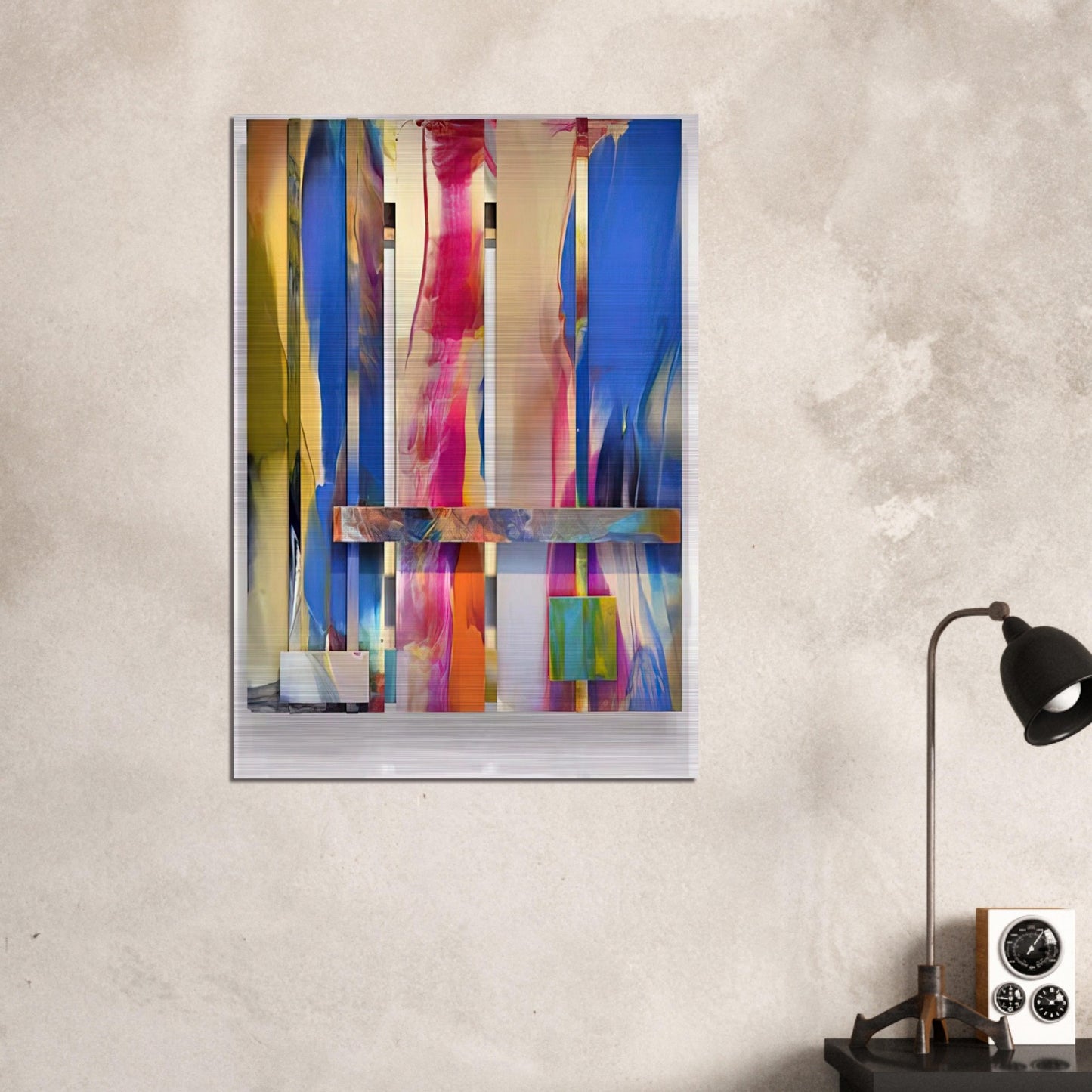 Wide - Sam Gilliam Brushed Aluminum Print - 70x100 cm / 28x40 inches | Sam Gilliam Aluminum Print | Sam Gilliam Prints