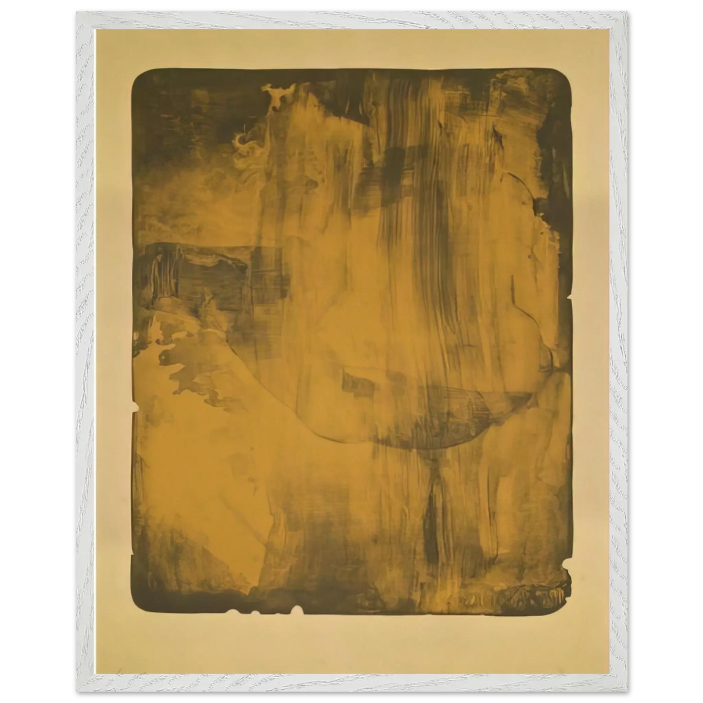 Helen Frankenthaler - Bronze Smoke - 1978 Wall art - A3 (29.7 x 42  cm) - Premium Wooden Framed Poster With Fine Art Paper - Wood frame