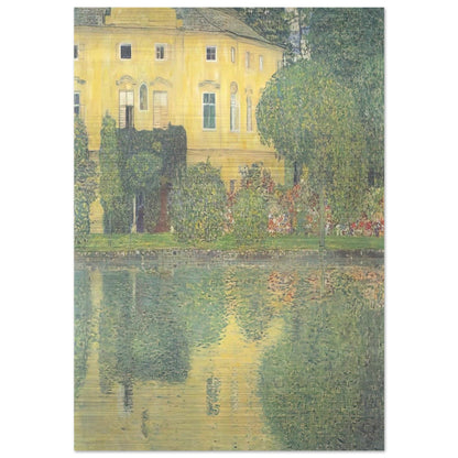 SCHLOSS KAMMER ON THE ATTERSEE IV - Gustav Klimt Brushed Aluminum Print - 70x100 cm / 28x40 inches | Gustav Klimt Aluminum Print | Gustav Klimt Prints