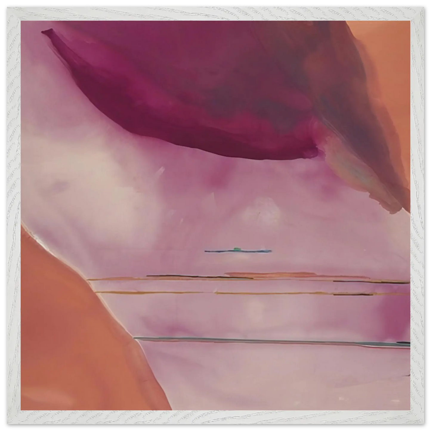Helen Frankenthaler - Pendulum - 1972 Wall art - 50x50 cm / 20x20 Inches - Fine Art Poster - -