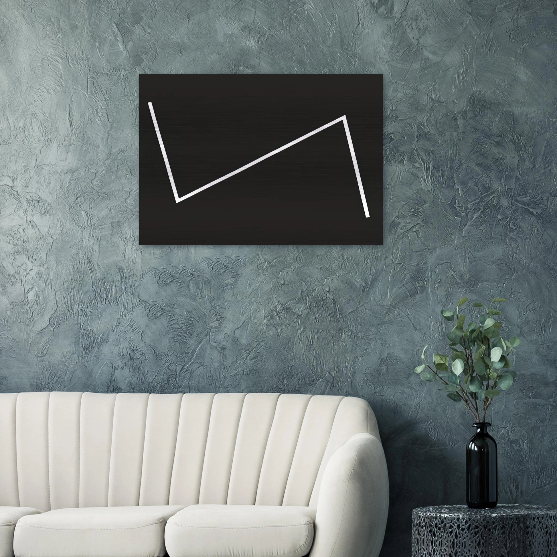 Yesterday - 1987 - Carmen Herrera Brushed Aluminum Print - 70x100 cm / 28x40 inches | Carmen Herrera Aluminum Print | Carmen Herrera Prints