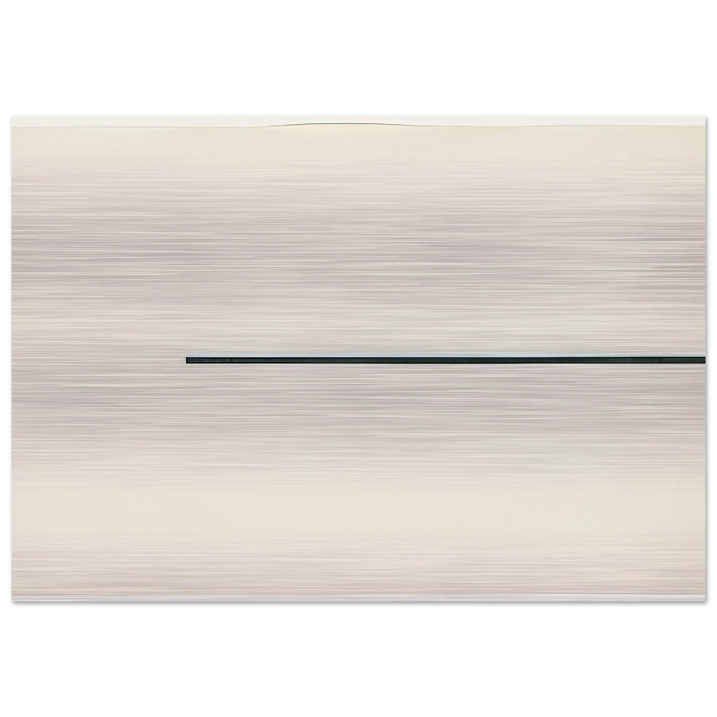 Horizontal Line - Ellsworth Kelly Brushed Aluminum Print - 70x100 cm / 28x40 inches | Ellsworth Kelly Aluminum Print | Ellsworth Kelly Prints