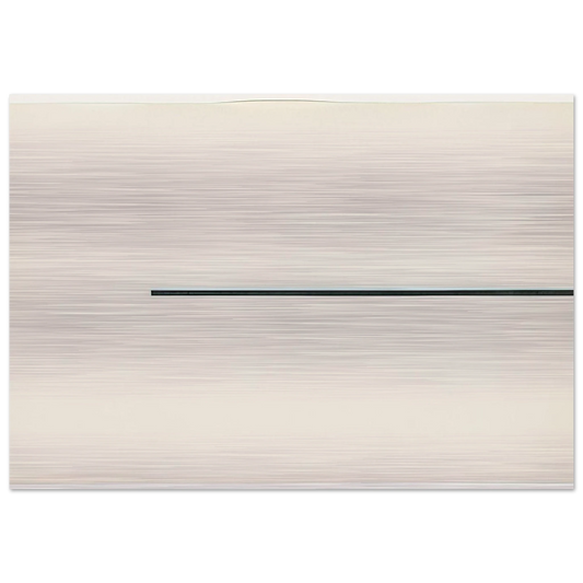 Horizontal Line - Ellsworth Kelly Brushed Aluminum Print - 70x100 cm / 28x40 inches | Ellsworth Kelly Aluminum Print | Ellsworth Kelly Prints
