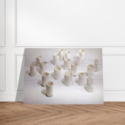 REPETITION NINETEEN I 1967 - Eva Hesse Brushed Aluminum Print - 70x100 cm / 28x40 inches | Eva Hesse Aluminum Print | Eva Hesse Prints