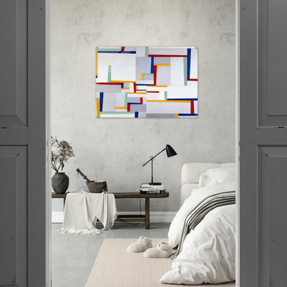 Relational Painting #9 - 1946 - Fritz Glarner Acrylic Print - 70x100 cm / 28x40″ inches