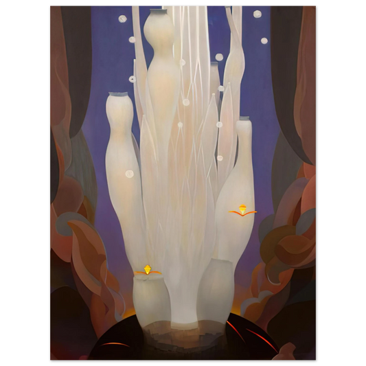 Agnes Lawrence Pelton - Fire Sounds - 1930  75x100 cm / 30x40inches Fine Art Poster