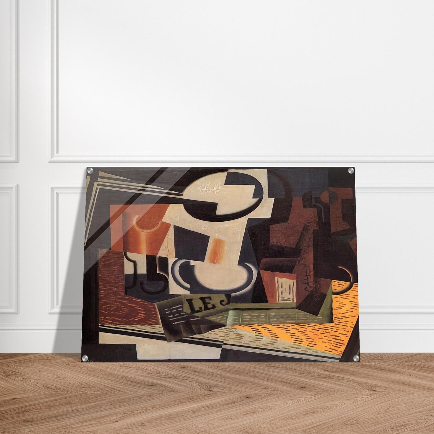 STILL LIFE WITH FRUIT BOWL 1918 - Juan Gris Acrylic Print - 70x100 cm / 28x40″ inches