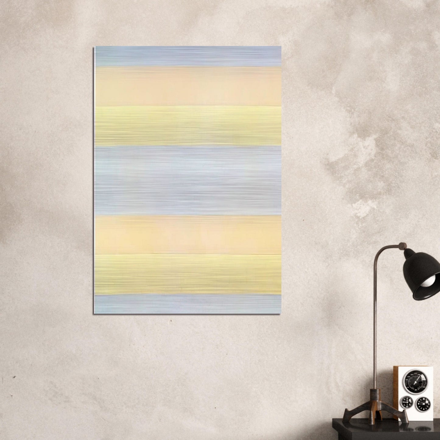With My Back to the World - Agnes Martin Brushed Aluminum Print - 70x100 cm / 28x40 inches | Agnes Martin Aluminum Print | Agnes Martin Prints