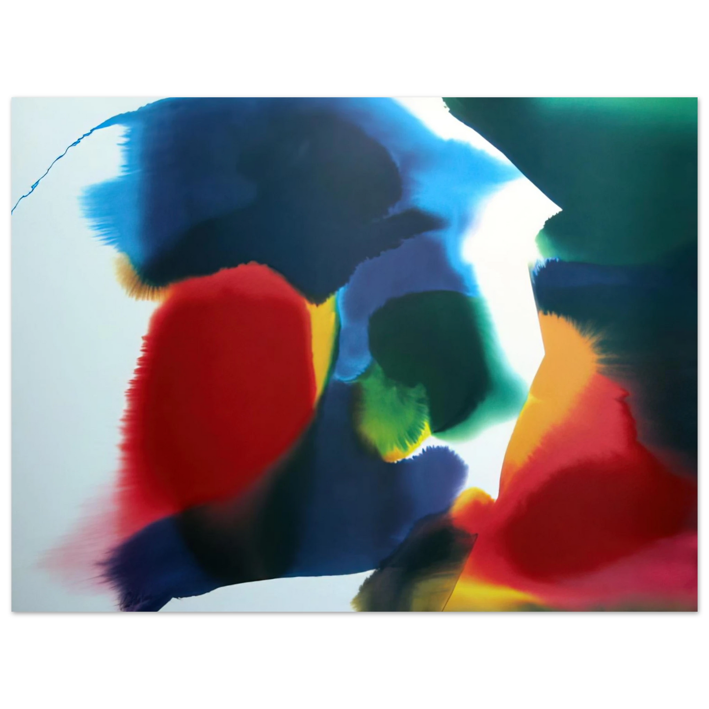 Paul Jenkins - Phenomena Sherman Vortex - 1991  75x100 cm / 30x40inches Fine Art Poster