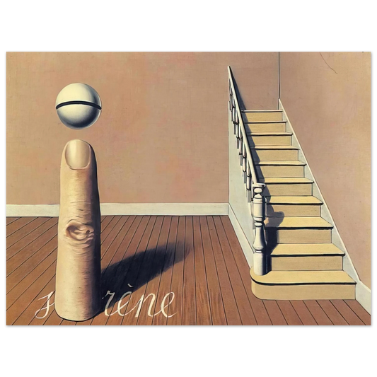 Rene Magritte - FORBIDDEN LITERATURE THE USE OF THE WORD 1936  75x100 cm / 30x40inches Fine Art Poster
