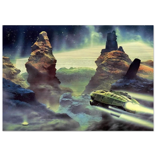 Chris Foss - Chris Foss Brushed Aluminum Print - 70x100 cm / 28x40 inches | Chris Foss Aluminum Print | Chris Foss Prints