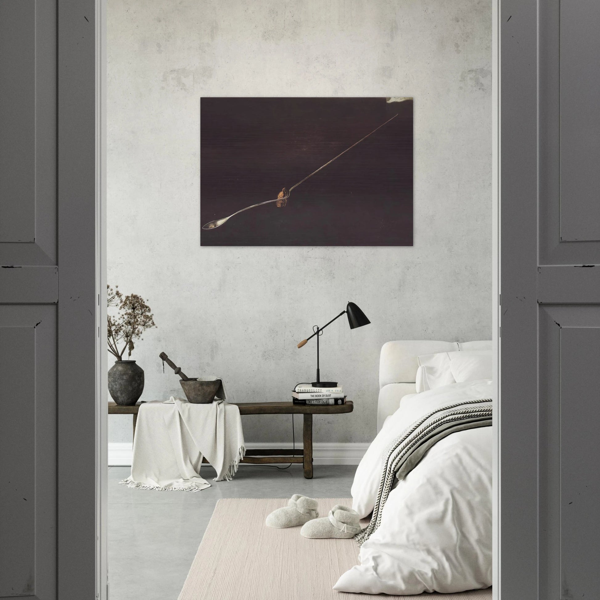 AGNOSTIC SYMBOL - Salvador Dali Brushed Aluminum Print - 70x100 cm / 28x40 inches | Salvador Dali Aluminum Print | Salvador Dali Prints