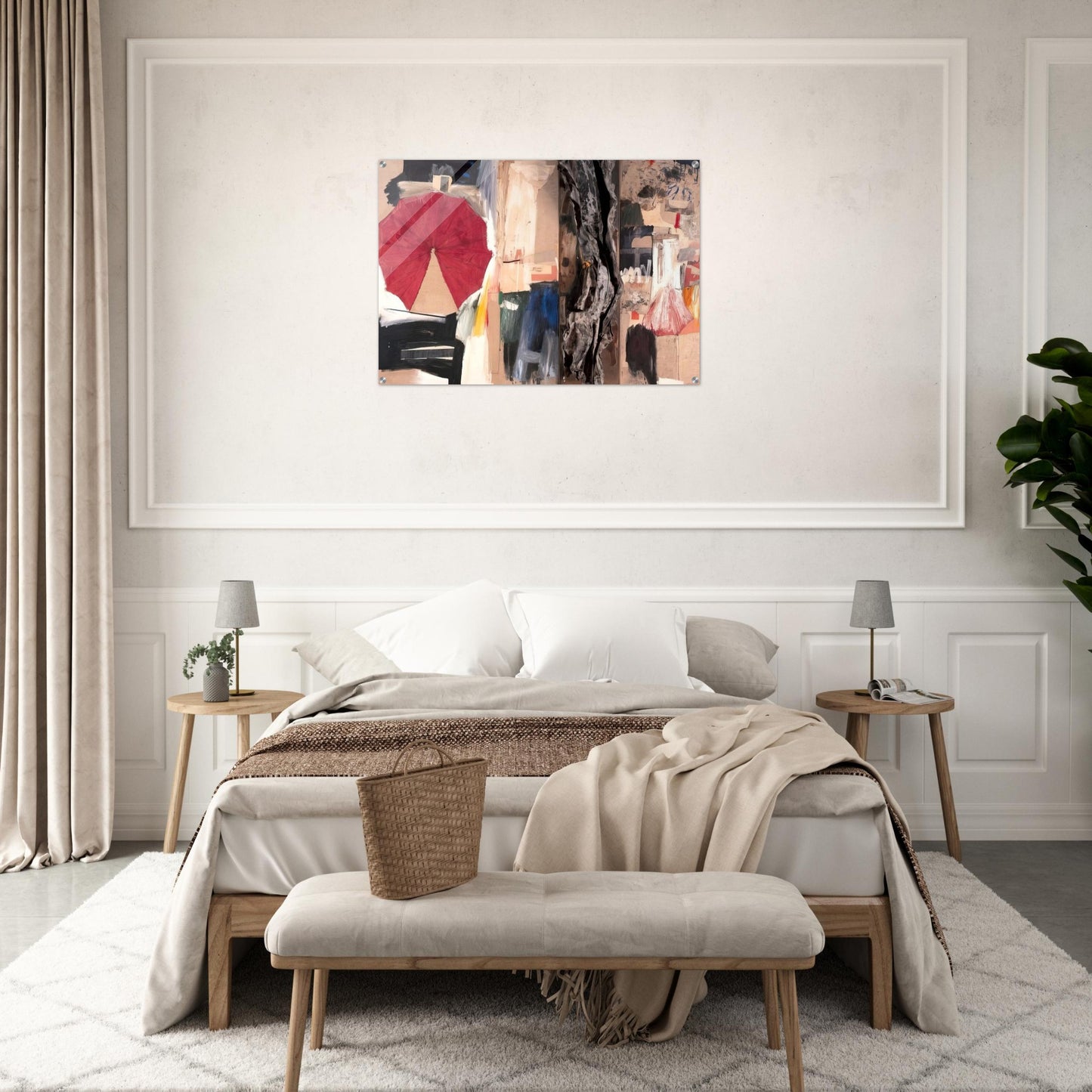 ALLEGORY 1960 - Robert Rauschenberg Acrylic Print - 70x100 cm / 28x40″ inches | Robert Rauschenberg Wall Art | Robert Rauschenberg Prints