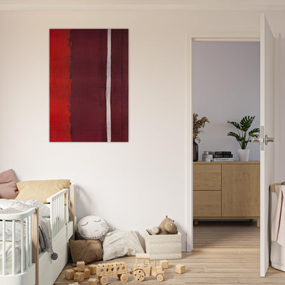 Untitled I - Barnett Newman Brushed Aluminum Print - 70x100 cm / 28x40 inches | Barnett Newman Aluminum Print | Barnett Newman Prints
