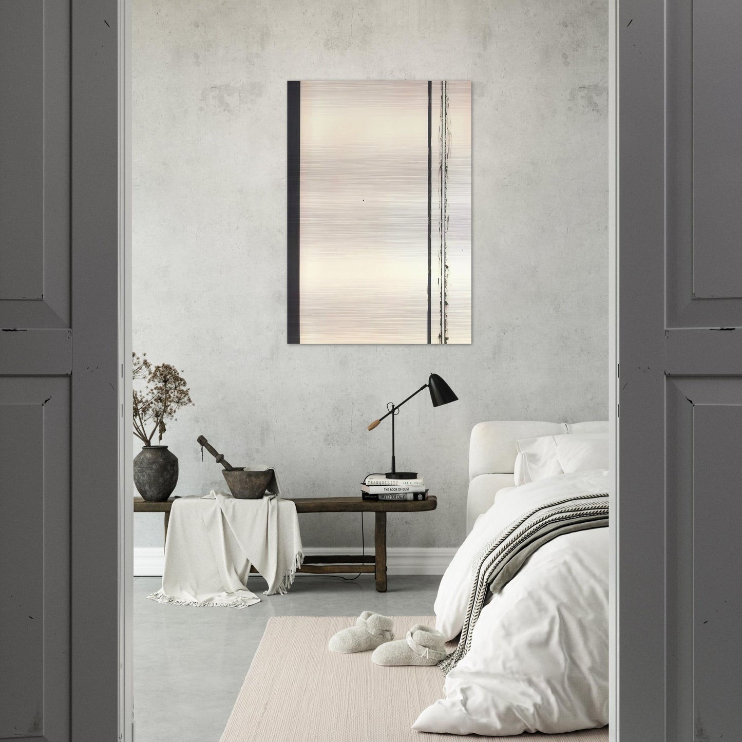 The Station of the Cross - Third Station - Barnett Newman Brushed Aluminum Print - 70x100 cm / 28x40 inches | Barnett Newman Aluminum Print | Barnett Newman Prints