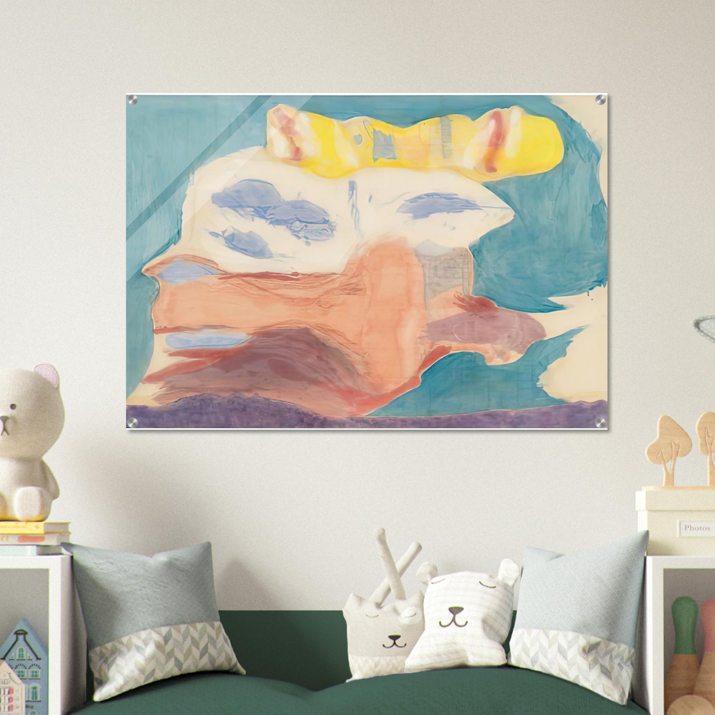 Sea Goddess, 1963- - Helen Frankenthaler Acrylic Print - 70x100 cm / 28x40″ inches