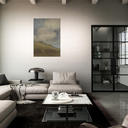 Clouds over a California hillside - Tonalism - Xavier Martinez Brushed Aluminum Print - 70x100 cm / 28x40 inches | Xavier Martinez Aluminum Print | Xavier Martinez Prints