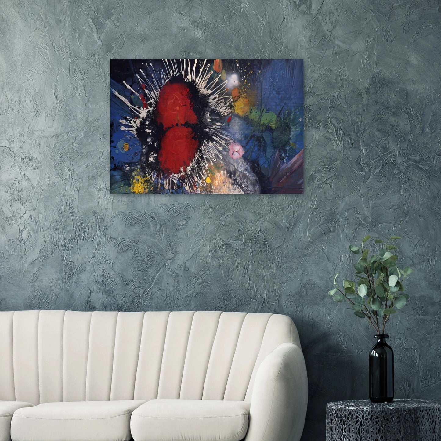 Flowers No. 4 - 1974 - Gebre Kristos Desta Brushed Aluminum Print - 70x100 cm / 28x40 inches | Gebre Kristos Desta Aluminum Print | Gebre Kristos Desta Prints
