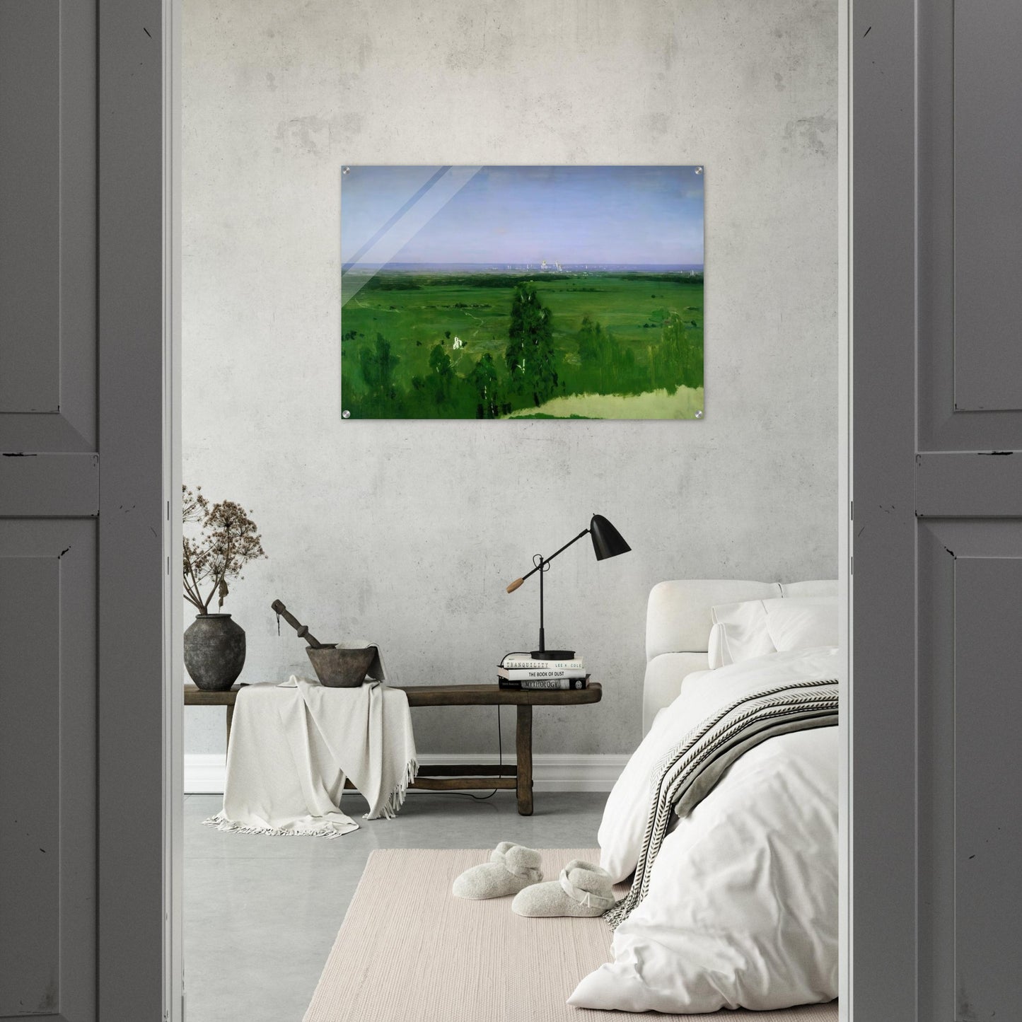 View on Moscow from Sparrow Hills - Arkhyp Kuindzhi Acrylic Print - 70x100 cm / 28x40″ inches