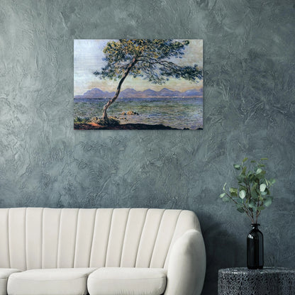At Cap d'Antibes - claude monet Brushed Aluminum Print - 70x100 cm / 28x40 inches | claude monet Aluminum Print | claude monet Prints