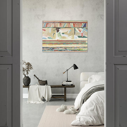 Paisagem II, Portalegre tapestry card - Lyrical Abstraction - Menez Acrylic Print - 70x100 cm / 28x40″ inches | Menez Wall Art | Menez Prints