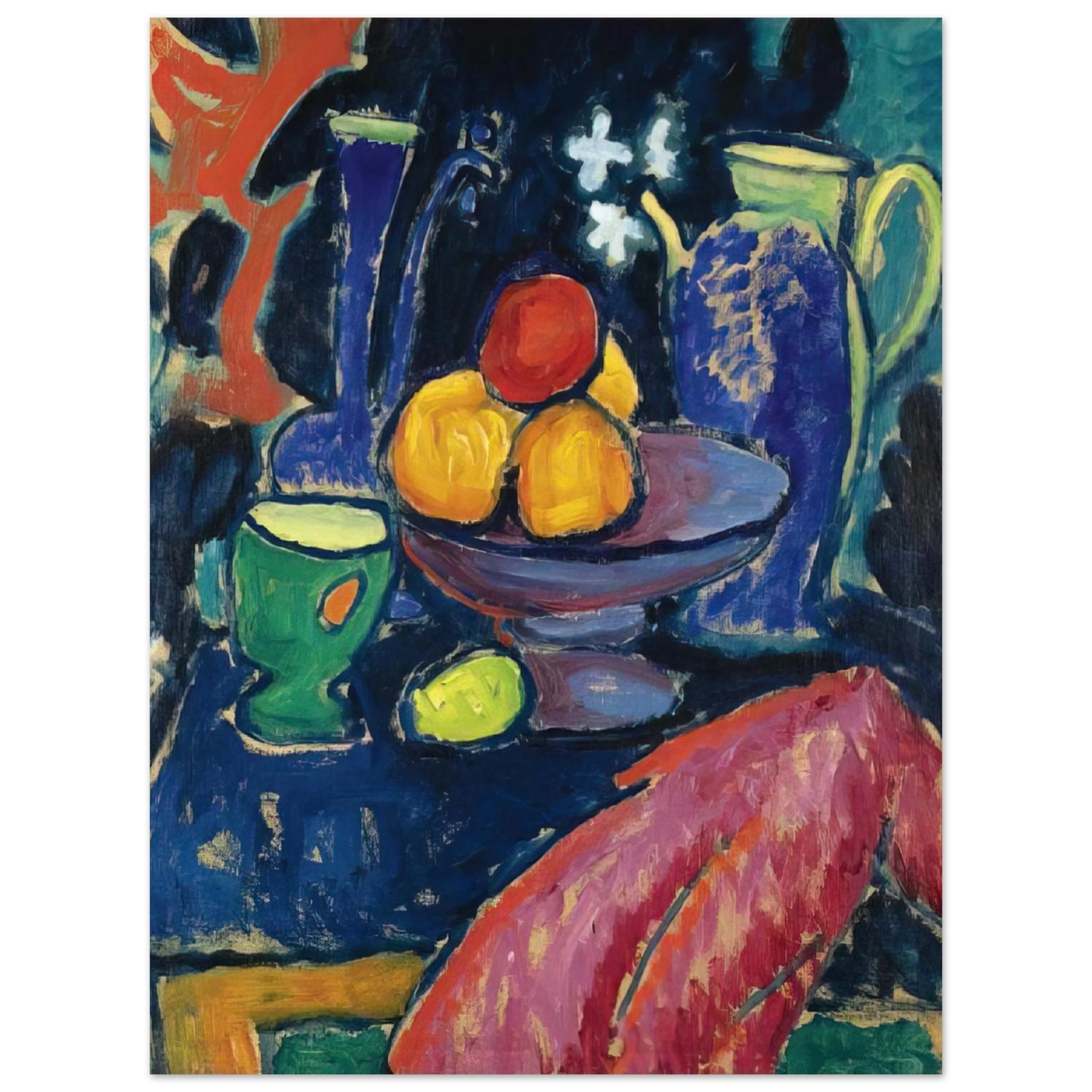 Alexej von Jawlensky - STILL LIFE WITH JUG 1913  75x100 cm / 30x40inches Fine Art Poster