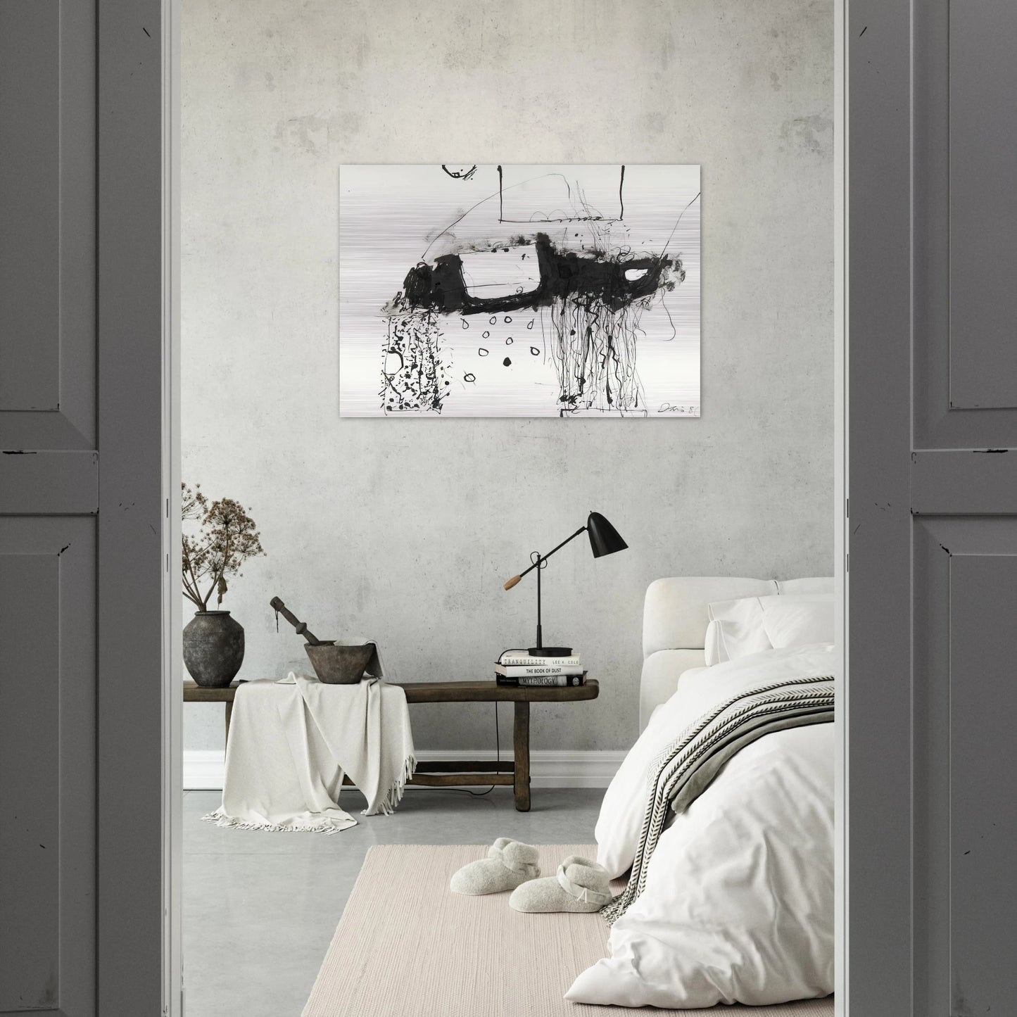 Boxcar - 1981 - Gene Davis Brushed Aluminum Print - 70x100 cm / 28x40 inches | Gene Davis Aluminum Print | Gene Davis Prints