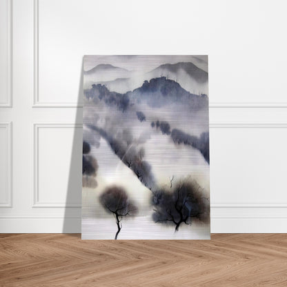 California landscape - Eyvind Earle Brushed Aluminum Print - 70x100 cm / 28x40 inches | Eyvind Earle Aluminum Print | Eyvind Earle Prints