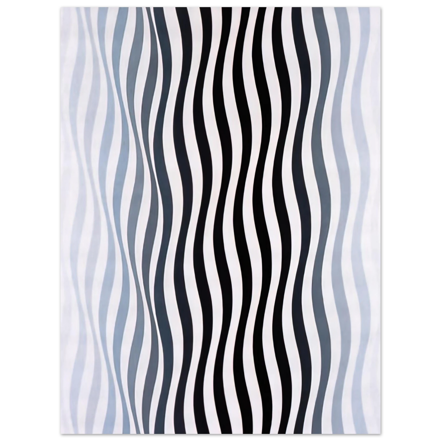 Bridget Riley - ARREST 1 1965  75x100 cm / 30x40inches Fine Art Poster