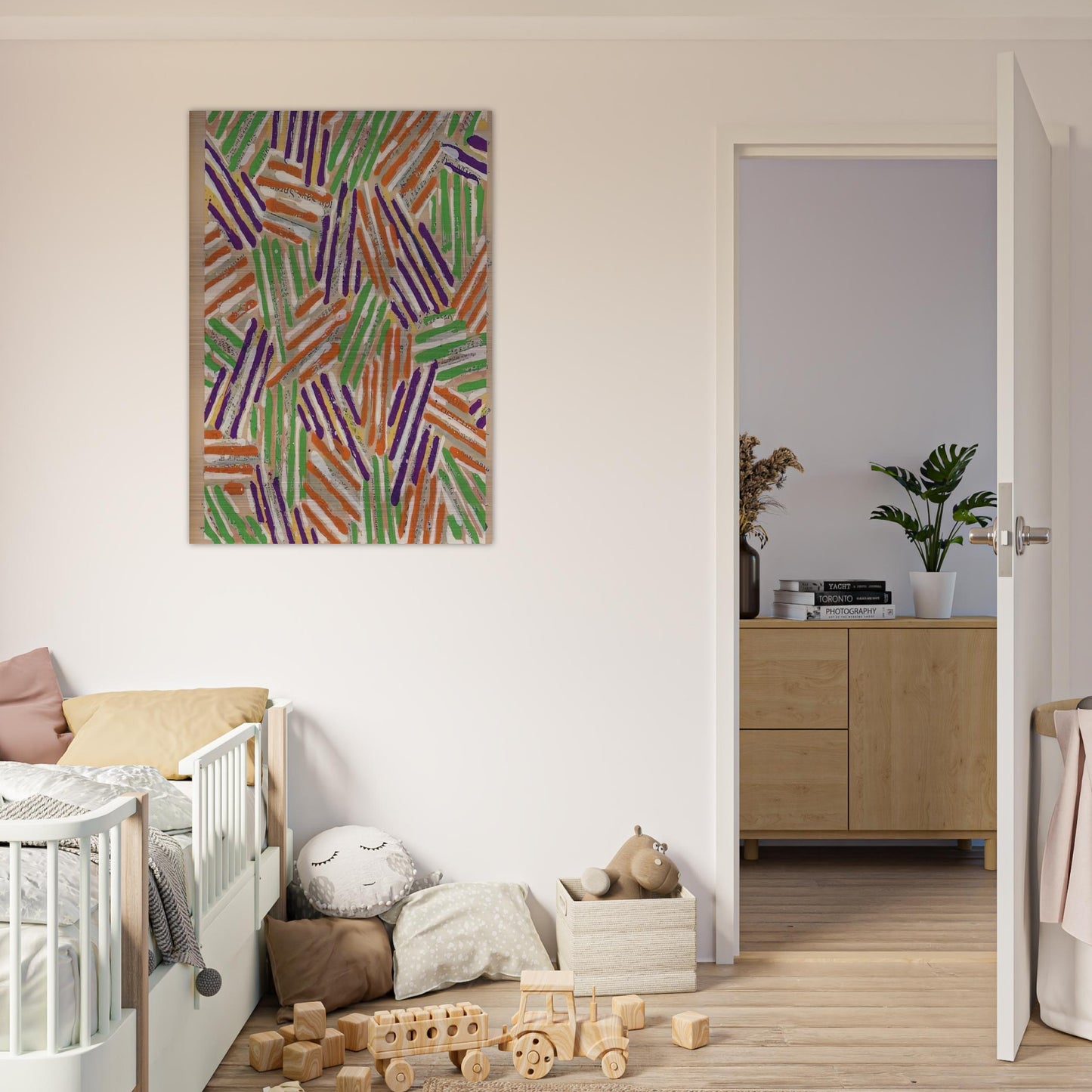 UNTITLED ULAE S13 - Jasper Johns Brushed Aluminum Print - 70x100 cm / 28x40 inches | Jasper Johns Aluminum Print | Jasper Johns Prints