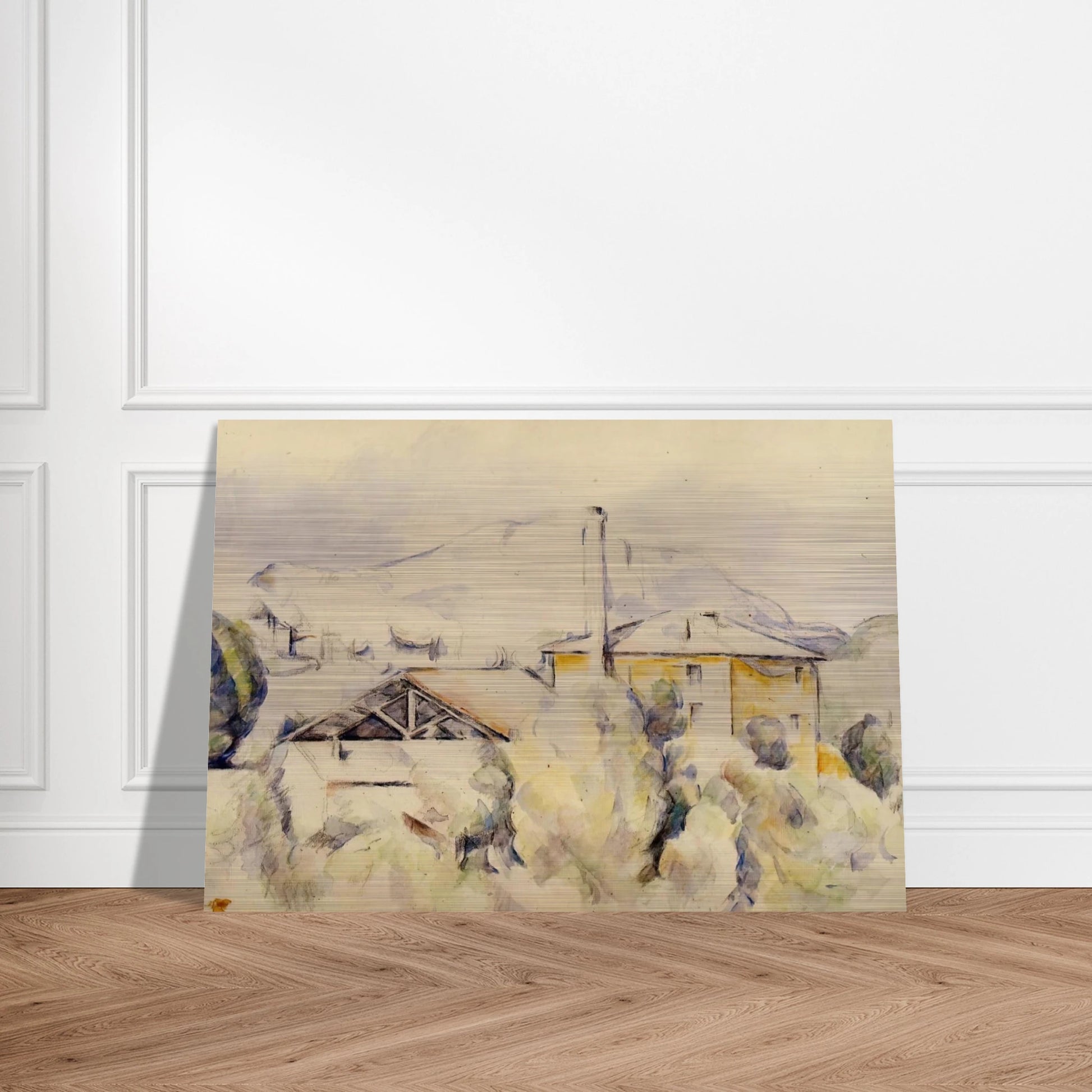 The Lime Kiln - Paul Cézanne Brushed Aluminum Print - 70x100 cm / 28x40 inches | Paul Cézanne Aluminum Print | Paul Cézanne Prints