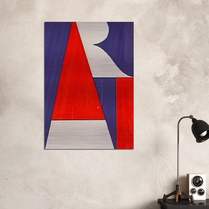 The American Art - Robert Indiana Brushed Aluminum Print - 70x100 cm / 28x40 inches | Robert Indiana Aluminum Print | Robert Indiana Prints
