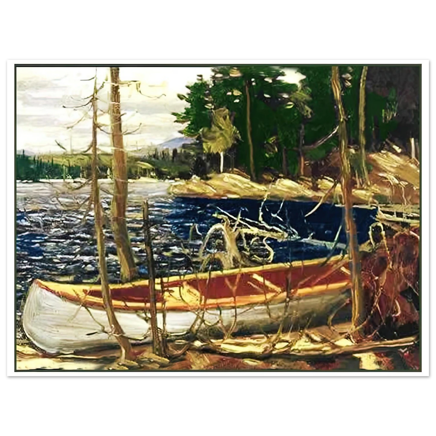 Tom Thomson - THE CANOE 1912  75x100 cm / 30x40inches Fine Art Poster