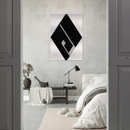 Untitled - 1984 - Bruno Munari Brushed Aluminum Print - 70x100 cm / 28x40 inches | Bruno Munari Aluminum Print | Bruno Munari Prints