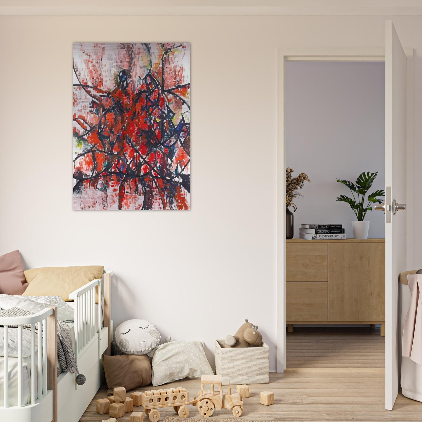 Mambo - 1956 - Robert Goodnough Brushed Aluminum Print - 70x100 cm / 28x40 inches | Robert Goodnough Aluminum Print | Robert Goodnough Prints