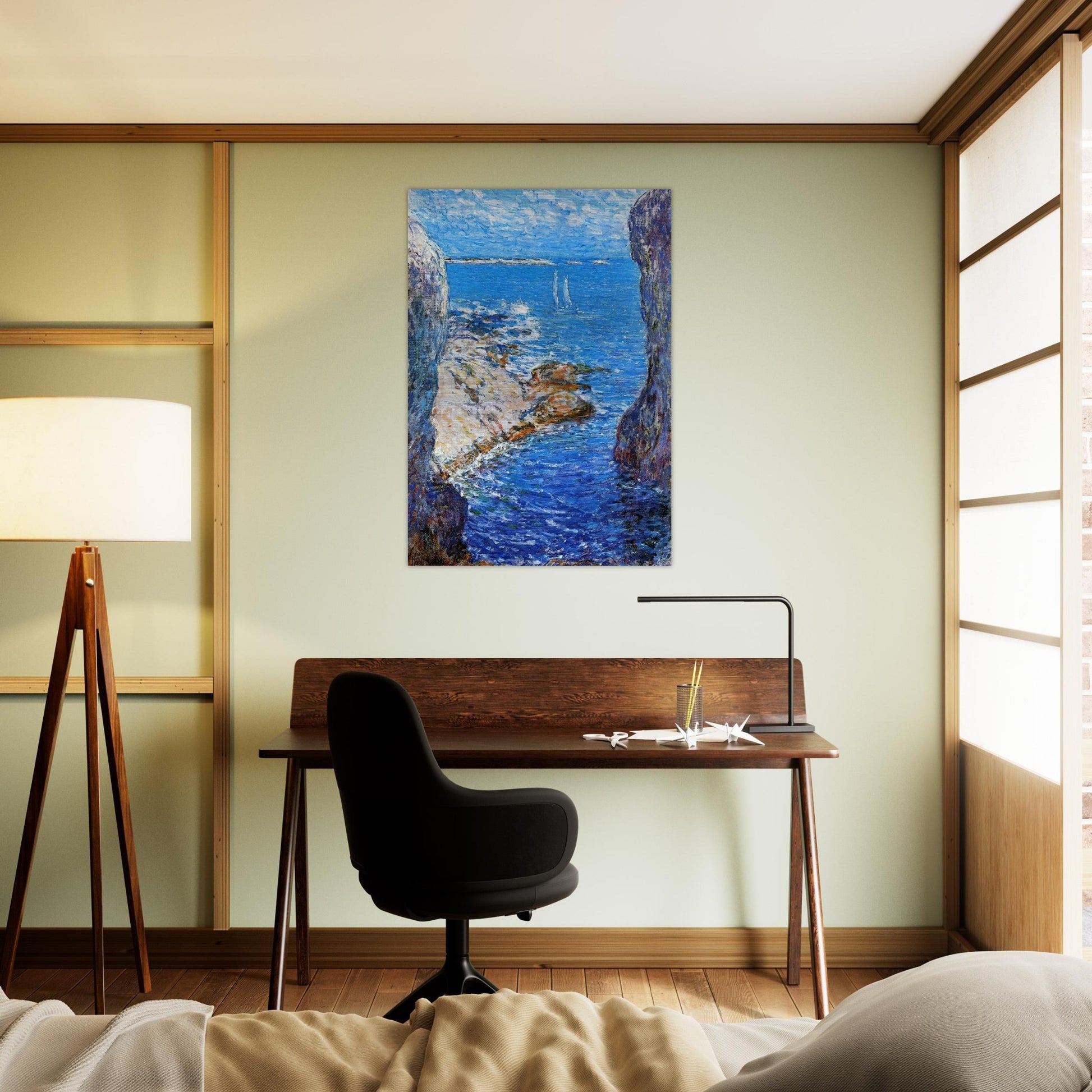 An Isles of Shoals Day - Childe Hassam Brushed Aluminum Print - 70x100 cm / 28x40 inches | Childe Hassam Aluminum Print | Childe Hassam Prints