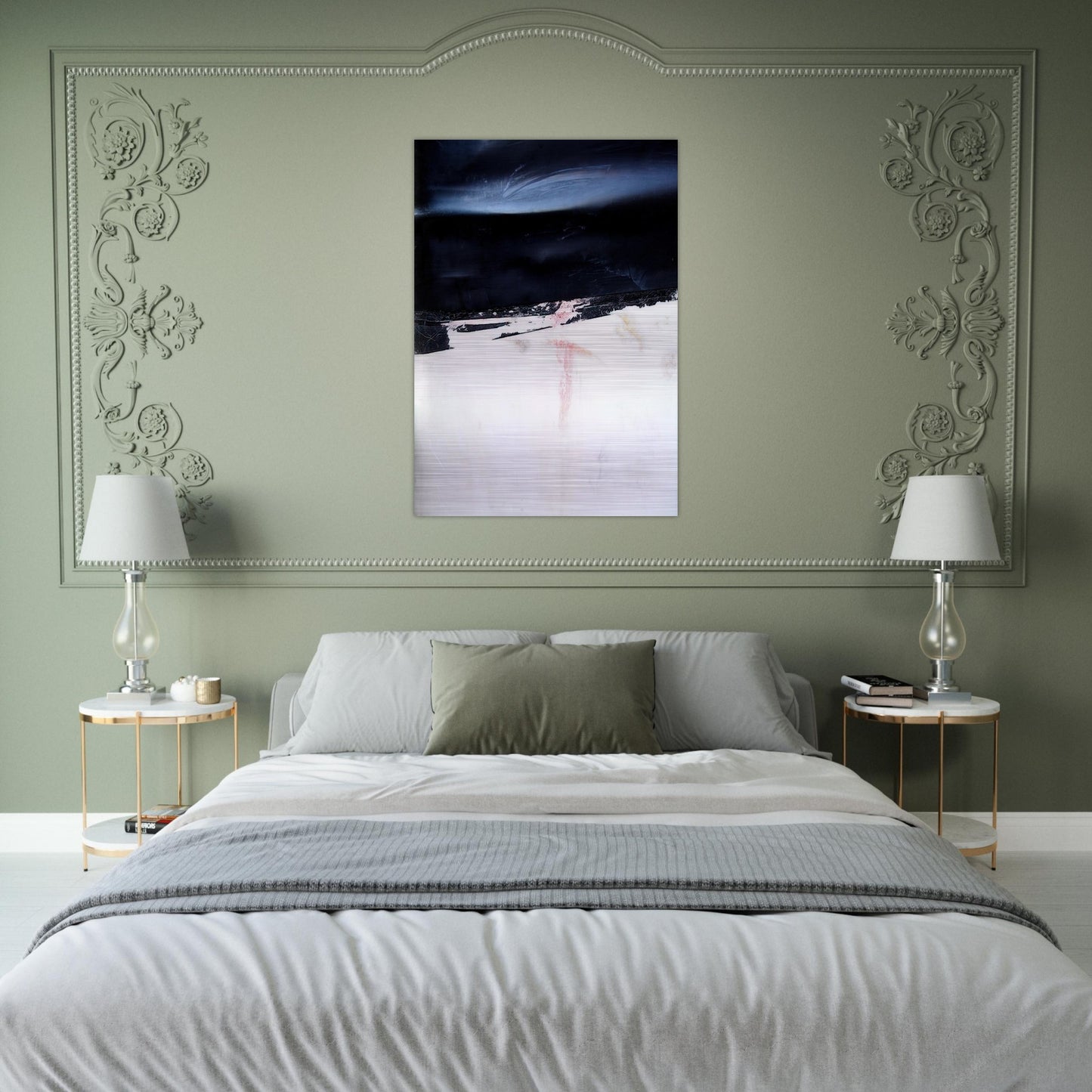 Orage - Art Informel - Nicolas de Stael Brushed Aluminum Print - 70x100 cm / 28x40 inches | Nicolas de Stael Aluminum Print | Nicolas de Stael Prints