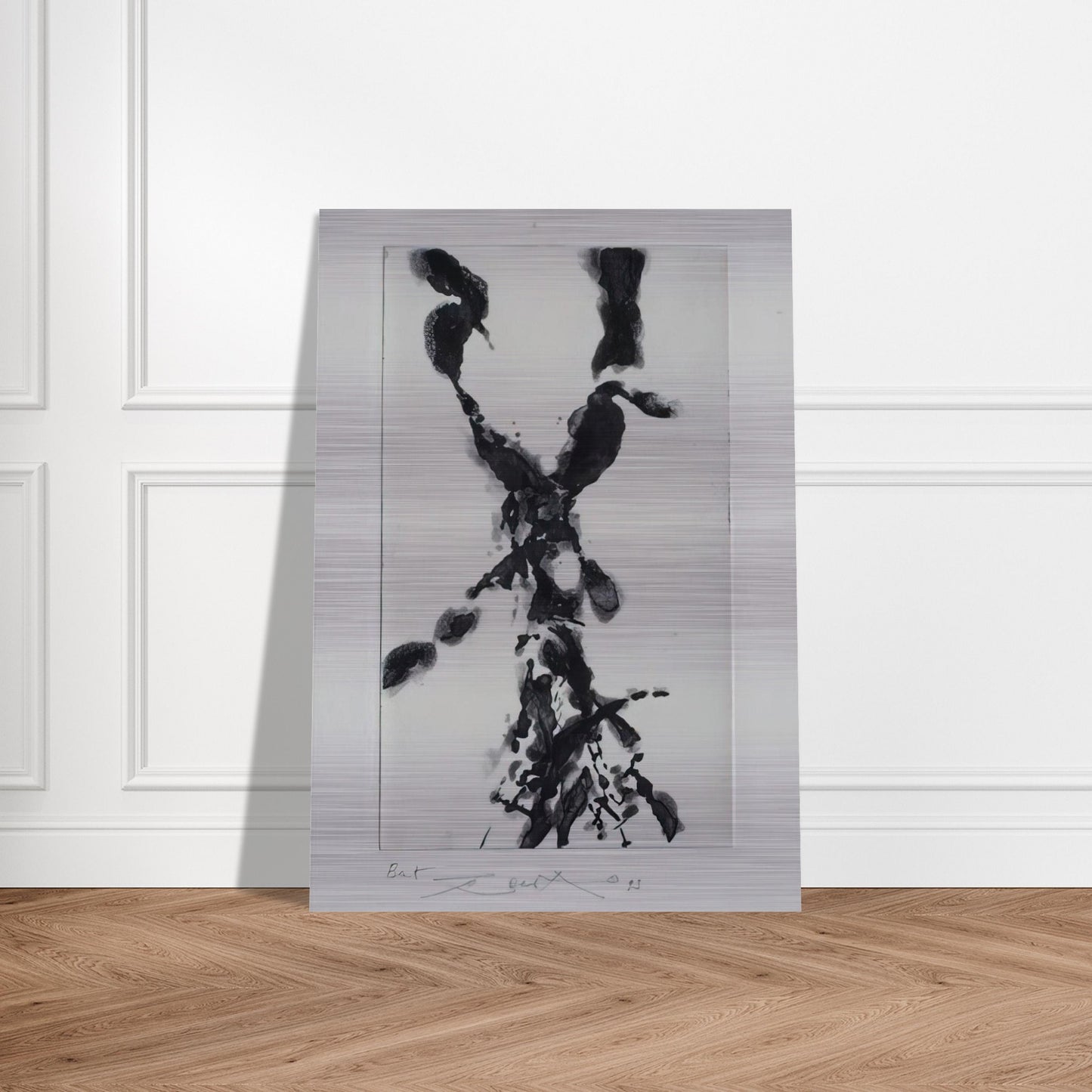 TO STOP THE CRY 1994 - Zao Wou-Ki Brushed Aluminum Print - 70x100 cm / 28x40 inches | Zao Wou-Ki Aluminum Print | Zao Wou-Ki Prints
