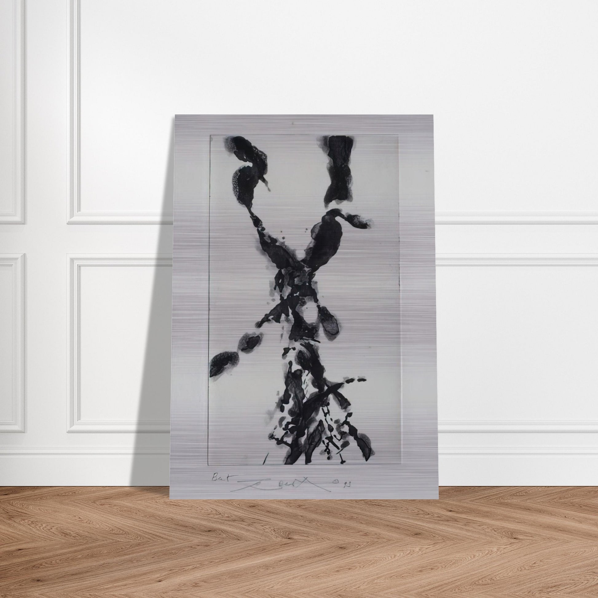 TO STOP THE CRY 1994 - Zao Wou-Ki Brushed Aluminum Print - 70x100 cm / 28x40 inches | Zao Wou-Ki Aluminum Print | Zao Wou-Ki Prints