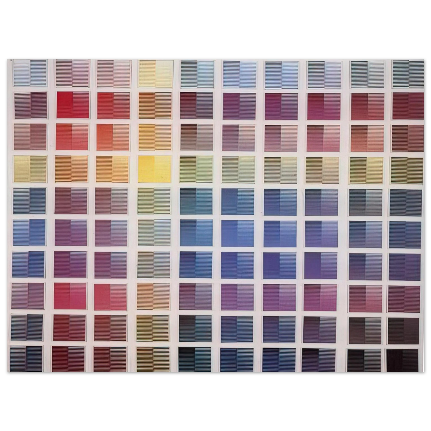 Dadamaino - La ricerca del colore - 1968  75x100 cm / 30x40inches Fine Art Poster