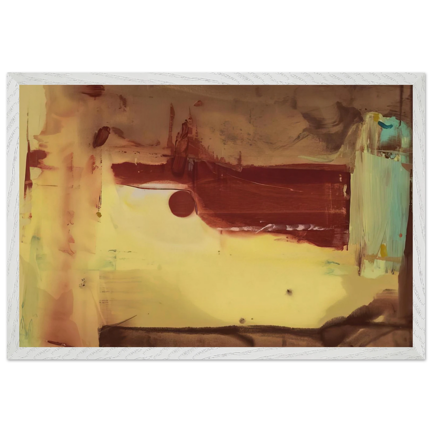 Helen Frankenthaler - Desert Pass - 1976 Wall art - 75x100 cm / 30x40 inches - Fine Art Poster-canvas - -