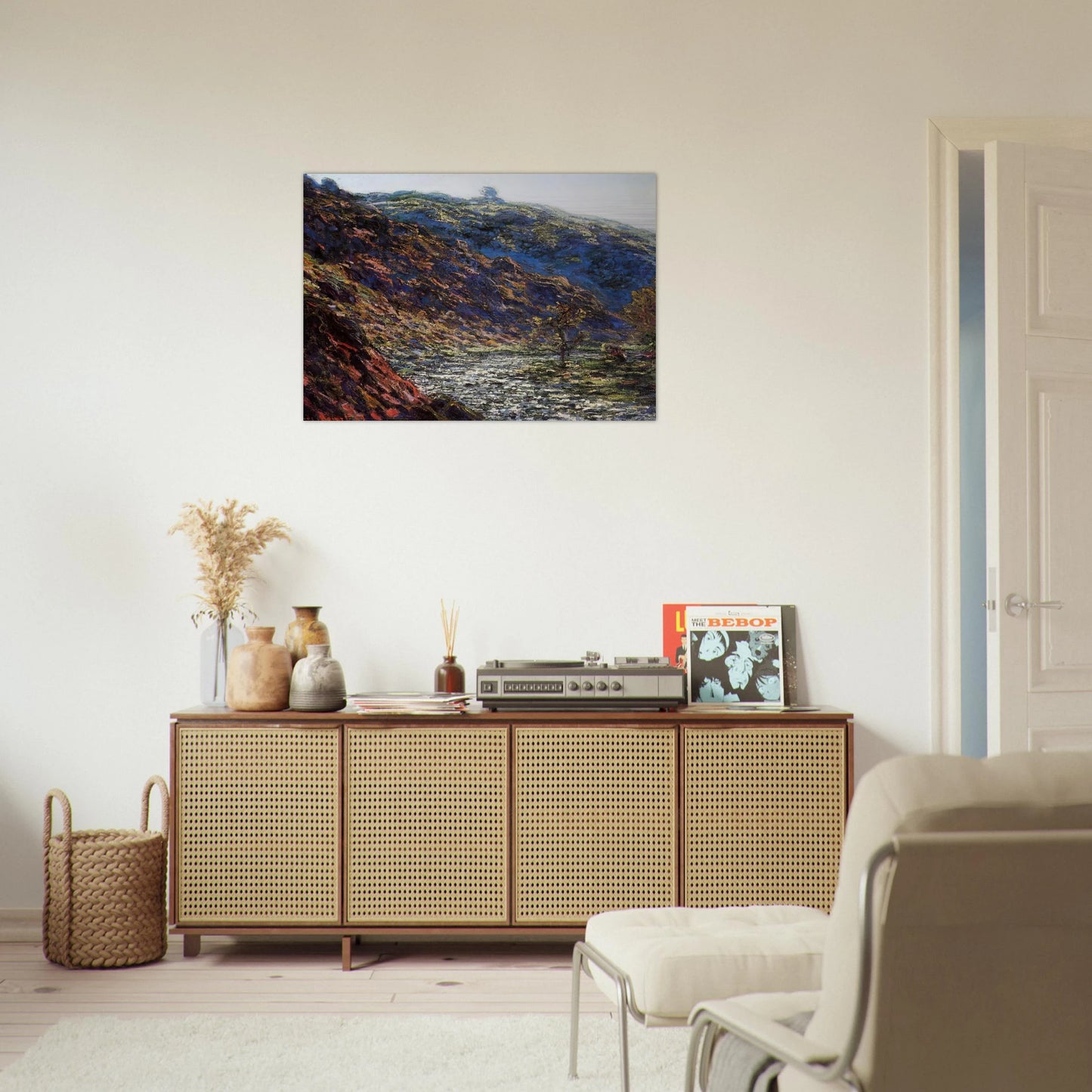 The Old Tree, Gorge of the Petite Creuse - claude monet Brushed Aluminum Print - 70x100 cm / 28x40 inches | claude monet Aluminum Print | claude monet Prints