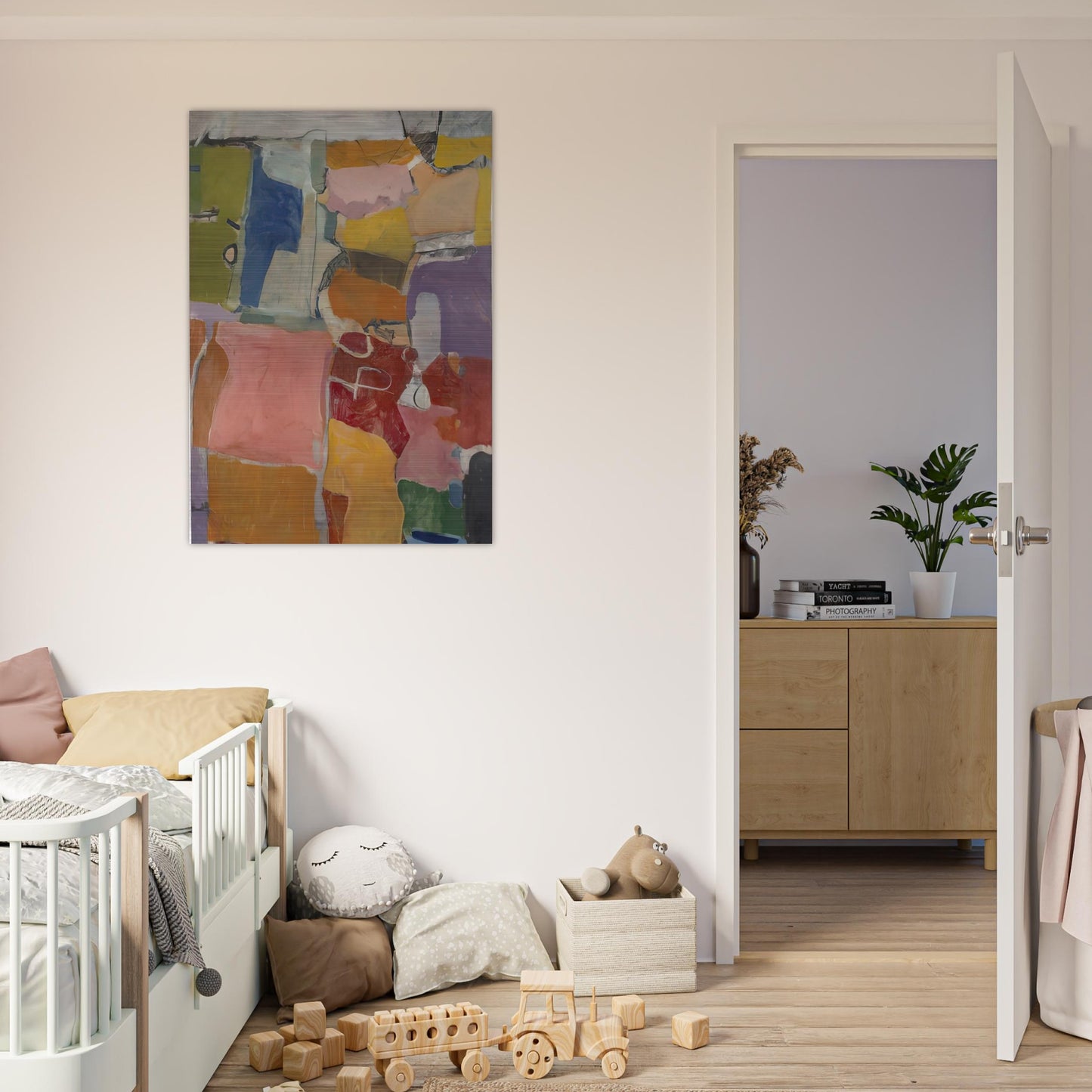 Urbana - Richard Diebenkorn Brushed Aluminum Print - 70x100 cm / 28x40 inches | Richard Diebenkorn Aluminum Print | Richard Diebenkorn Prints