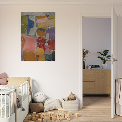 Urbana - Richard Diebenkorn Brushed Aluminum Print - 70x100 cm / 28x40 inches | Richard Diebenkorn Aluminum Print | Richard Diebenkorn Prints