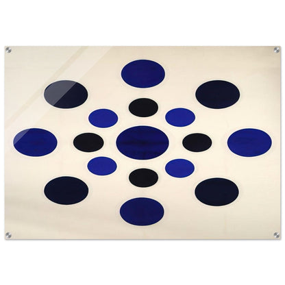 On Blue - 1963 - Thomas Downing Acrylic Print - 70x100 cm / 28x40″ inches