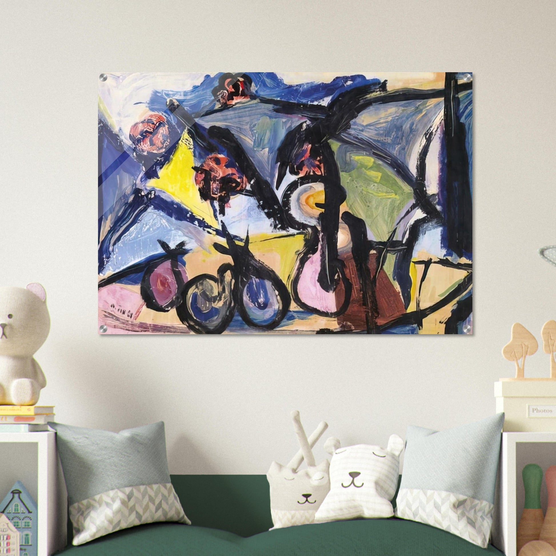 Abstract Still Life - 1950 - Walasse Ting Acrylic Print - 70x100 cm / 28x40″ inches