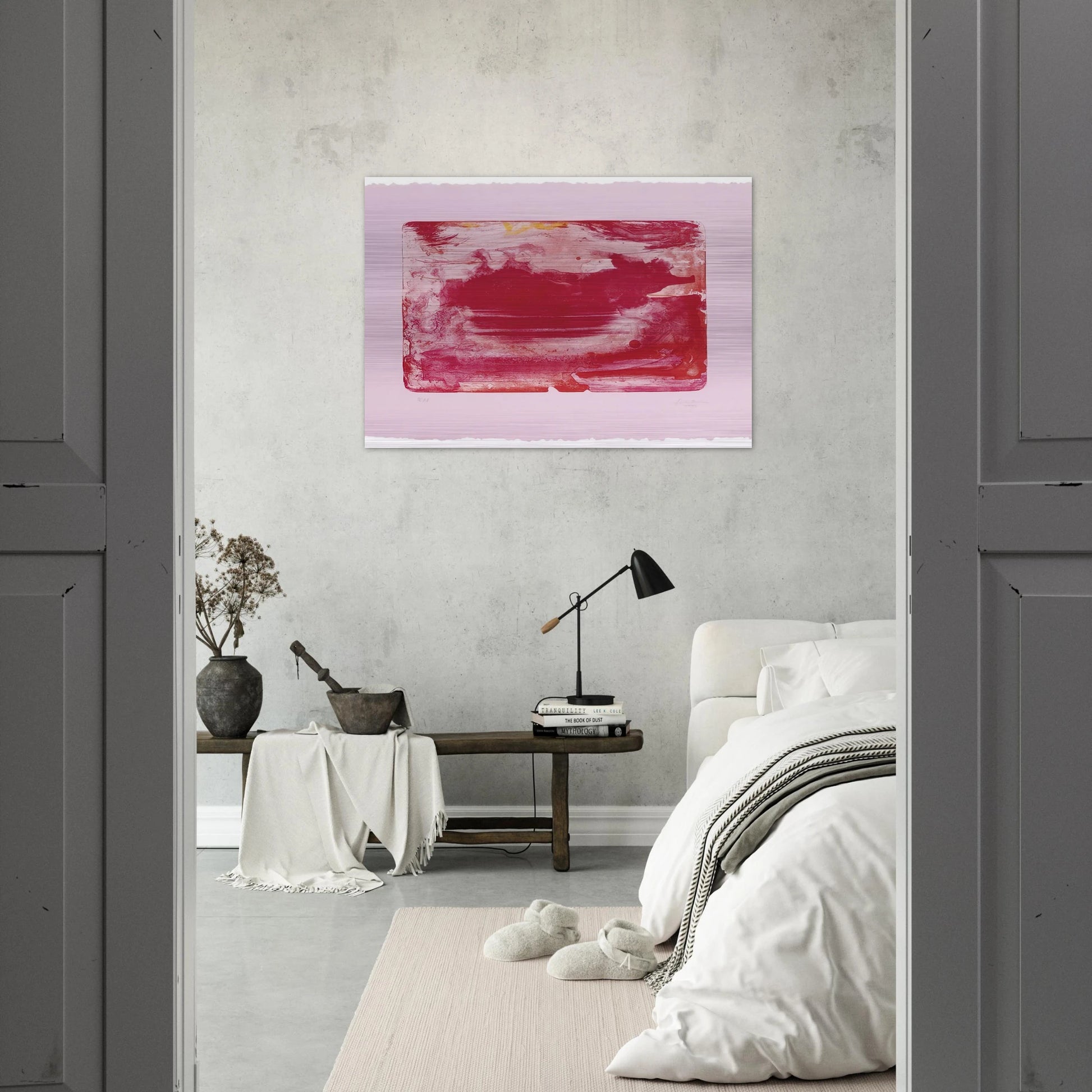 The Red Sea - 1982 - Helen Frankenthaler Brushed Aluminum Print - 70x100 cm / 28x40 inches | Helen Frankenthaler Aluminum Print | Helen Frankenthaler Prints