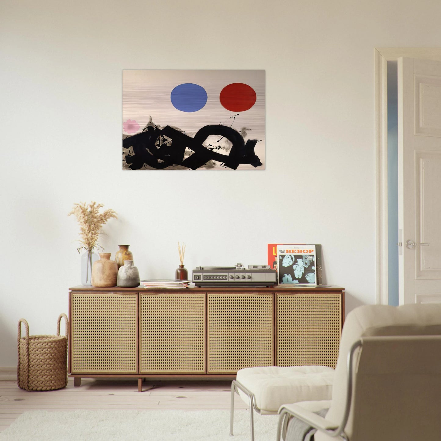 Rolling - 1961 - Adolph Gottlieb Brushed Aluminum Print - 70x100 cm / 28x40 inches | Adolph Gottlieb Aluminum Print | Adolph Gottlieb Prints