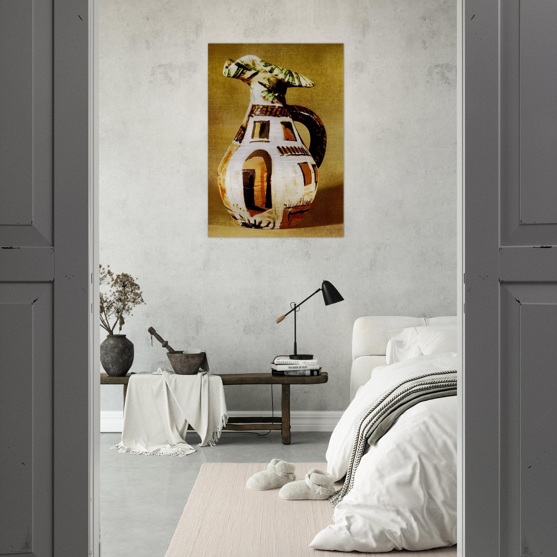 Jug with handle - Pablo Picasso Brushed Aluminum Print - 70x100 cm / 28x40 inches | Pablo Picasso Aluminum Print | Pablo Picasso Prints